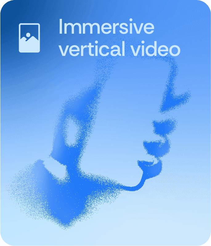 Immersive vertical video